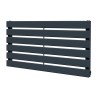 850mm (w) x 440mm (h) Corwen Anthracite Horizontal Radiator