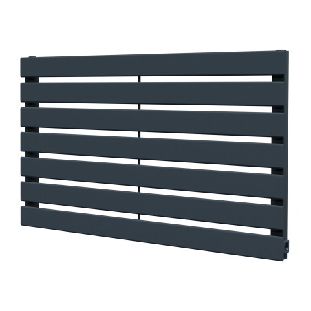 850mm (w) x 516mm (h) Corwen Anthracite Flat Panel Horizontal Radiator