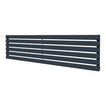 1850mm (w) x 440mm (h) Corwen Black Anthracite Radiator