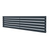 1850mm (w) x 440mm (h) Corwen Black Anthracite Radiator