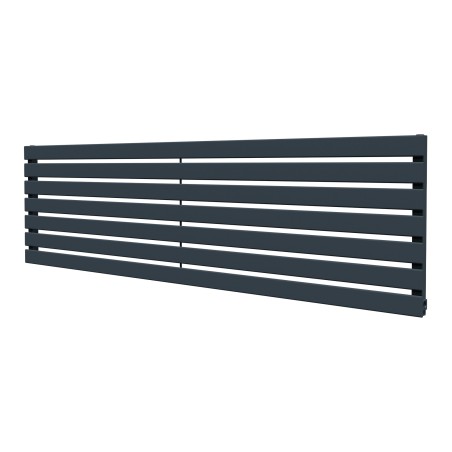 1850mm (w) x 516mm (h) Corwen Anthracite Horizontal Radiator
