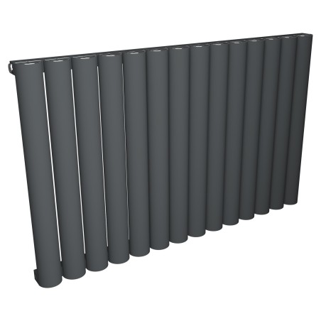 975mm (w) x 600mm (h) Taurus Aluminium Anthracite Horizontal Radiator
