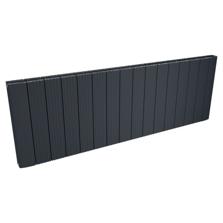 1500mm (w) x 500mm (h) Cariad Aluminium Anthracite Radiator
