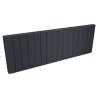 1500mm (w) x 500mm (h) Cariad Aluminium Anthracite Radiator