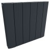 560mm (w) x 500mm (h) Cariad Aluminium Anthracite Radiator