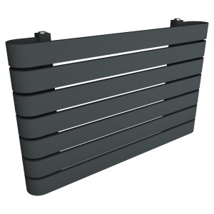 800mm(w) x 500mm(h) Barlo Anthracite Designer Horizontal Radiator (7 Sections)