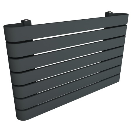 800mm (w) x 500mm (h) Barlo Anthracite Horizontal Radiator