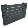 800mm (w) x 500mm (h) Barlo Anthracite Horizontal Radiator