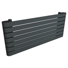 1200mm (w) x 500mm (h) Barlo Anthracite Horizontal Radiator