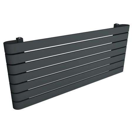 1200mm (w) x 500mm (h) Barlo Anthracite Horizontal Radiator
