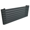 1200mm (w) x 500mm (h) Barlo Anthracite Horizontal Radiator