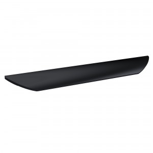 Matt Black Finger Pull Handles - 316mm (x2)