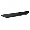 Matt Black Finger Pull Handle - 316mm (w) x 25mm (h) x 28mm (d)