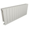 988mm (w) x 440mm (h) Trojan Aluminium White Radiator