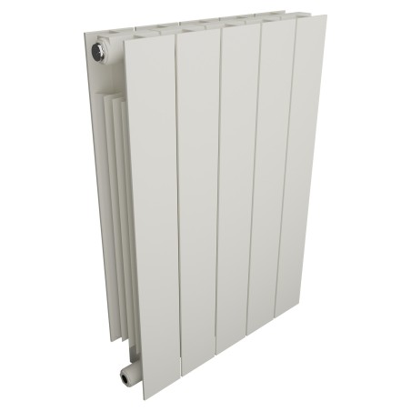 428mm (w) x 590mm (h) Trojan Aluminium White Radiator