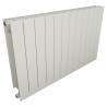 988mm (w) x 590mm (h) Trojan Aluminium White Radiator