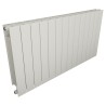 1148mm (w) x 590mm (h) Trojan Aluminium White Radiator