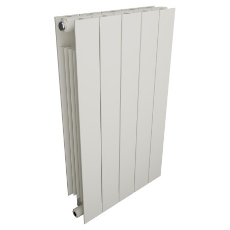 428mm (w) x 690mm (h) Trojan Aluminium White Radiator