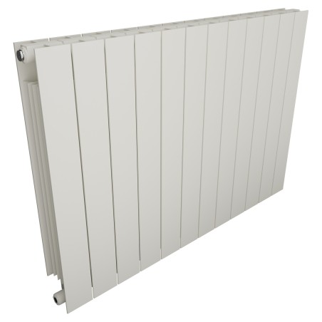 988mm (w) x 690mm (h) Trojan Aluminium White Radiator