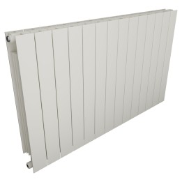 1148mm (w) x 690mm (h) Trojan Aluminium White Radiator
