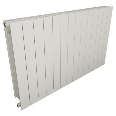1148mm (w) x 690mm (h) Trojan Aluminium White Radiator