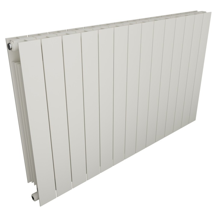 1148mm (w) x 690mm (h) Trojan Aluminium White Radiator