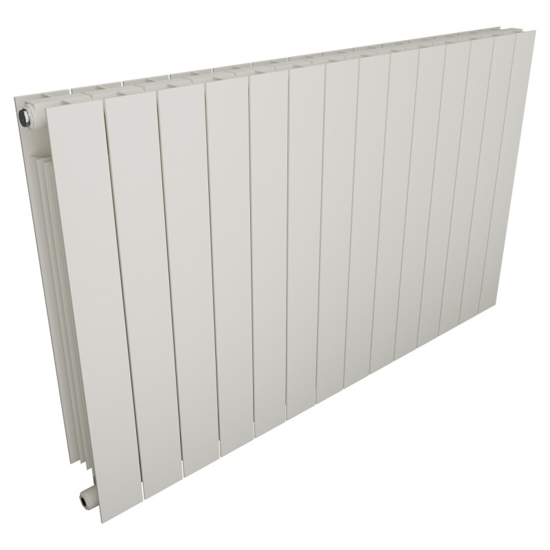 1148mm (w) x 690mm (h) Trojan Aluminium White Radiator