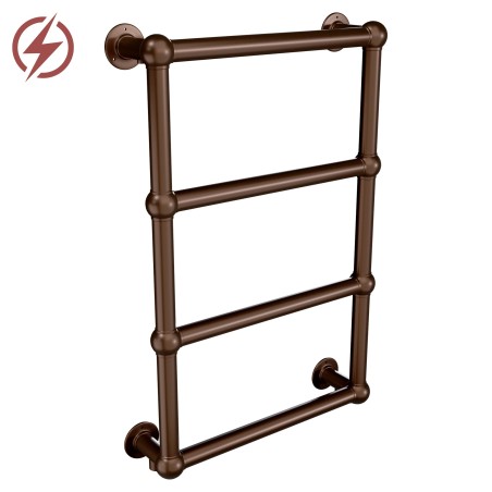 500mm(w) x 750mm(h) Harley Brushed Bronze Traditional Electric Radiator