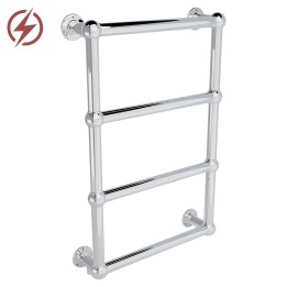 500mm(w) x 750mm(h) Harley Chrome Traditional Electric Radiator