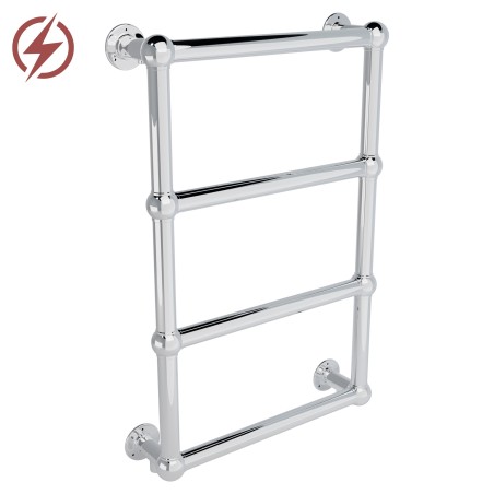 500mm(w) x 750mm(h) Harley Chrome Traditional Electric Radiator