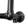500mm (w) x 750mm (h) Harley Brushed Gunmetal Traditional Wall Mounted Towel Rail Radiator