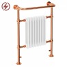 673mm(w) x 963mm(h) Old Colwyn Copper Traditional Electric Radiator