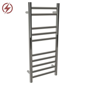 350mm (w) x 800mm (h) Electric Polished Stainless Steel Towel Rail (Single Heat or Thermostatic Option)