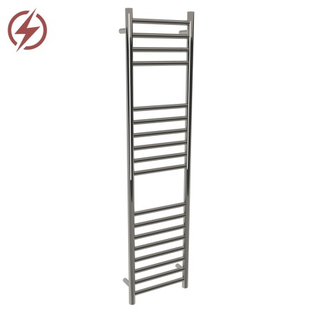 350mm (w) x 1400mm (h) Electric Stainless Steel Towel Rail