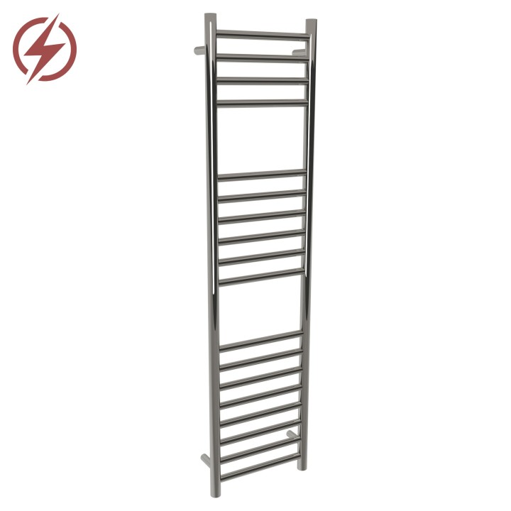 350mm (w) x 1400mm (h) Electric Stainless Steel Towel Rail