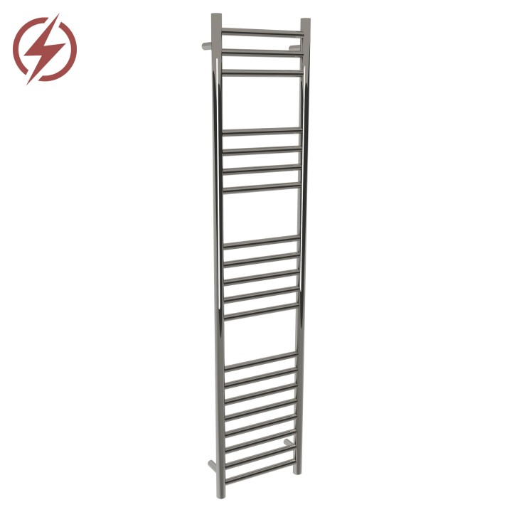 350mm (w) x 1600mm (h) Electric Stainless Steel Towel Rail