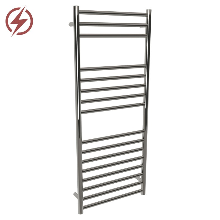 500mm (w) x 1200mm (h) Electric Stainless Steel Towel Rail