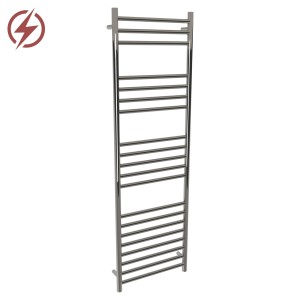 500mm (w) x 1600mm (h) Electric Polished Stainless Steel Towel Rail (Single Heat or Thermostatic Option)