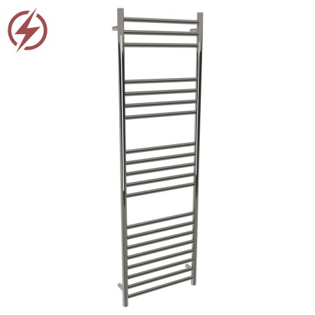 500mm (w) x 1600mm (h) Electric Stainless Steel Towel Rail