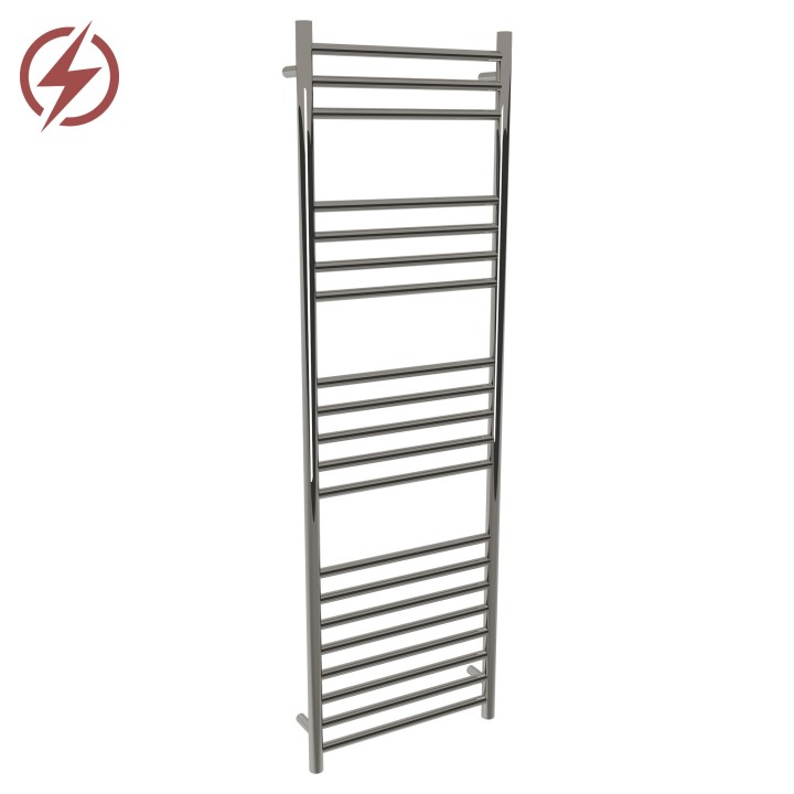 500mm (w) x 1600mm (h) Electric Stainless Steel Towel Rail
