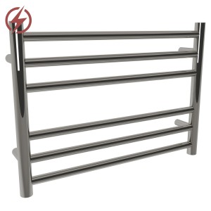 600mm (w) x 430mm (h) Electric Polished Stainless Steel Towel Rail (Single Heat or Thermostatic Option)
