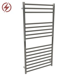 600mm (w) x 1200mm (h) Electric Stainless Steel Towel Rail