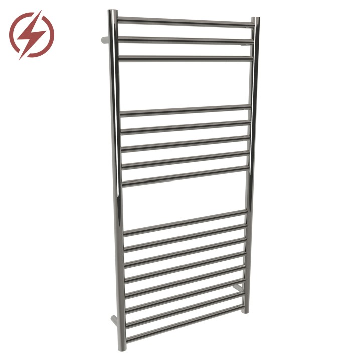 600mm (w) x 1200mm (h) Electric Stainless Steel Towel Rail