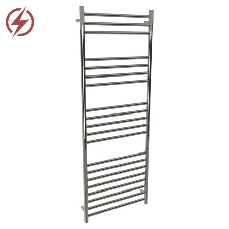 600mm (w) x 1600mm (h) Electric Stainless Steel Towel Rail