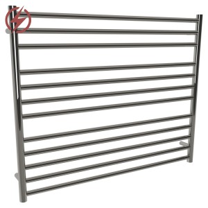 1000mm (w) x 800mm (h) Electric Polished Stainless Steel Heated Towel Rail (Single Heat or Thermostatic Option)
