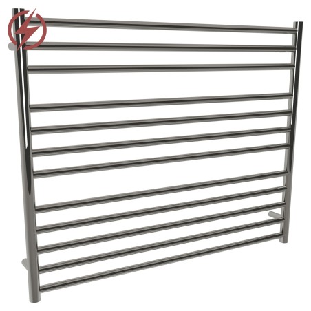 1000mm x 800mm Electric  Stainless Steel Heated Towel Rail