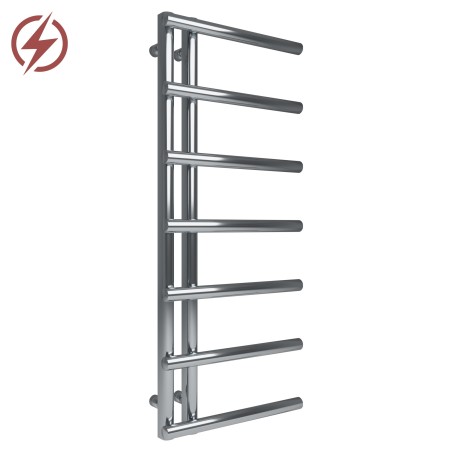 500mm (w) x 1200mm (h) Mira Chrome Electric Towel Rails