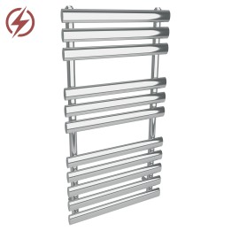 500mm  x 930mm  Electric Brecon Chrome Designer Towel Rail