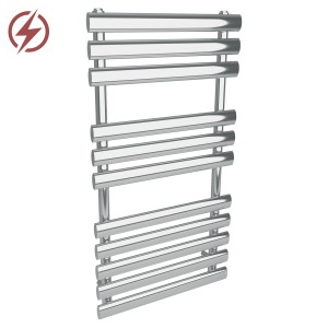 500mm (w) x 930mm (h) Electric Brecon Chrome Designer Towel Rail (Single Heat or Thermostatic Option)