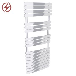 500mm x 1200mm  Castell Electric Chrome Designer Towel Rail